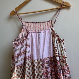 Cotton Floral/Stripe Sundress 🌸